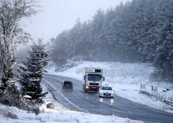 Snow scenes from the main Limavady to Coleraine road last week. Pic Steven McAuley/McAuley Multimedia