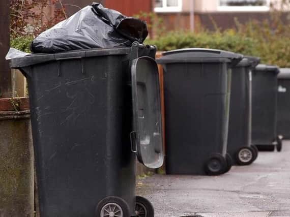 Bin collections disrupted.