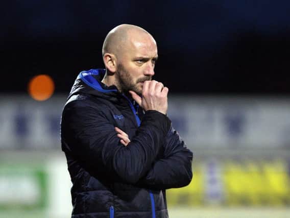 Institute boss, Paddy McLaughlin has plenty to think about after an approach by Cliftonville