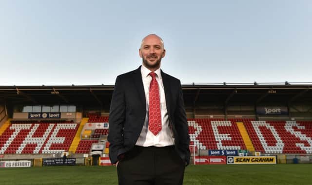 Paddy McLaughlin is unveiled as the new Cliftonville FC manager. Photo Colm Lenaghan/Pacemaker Press