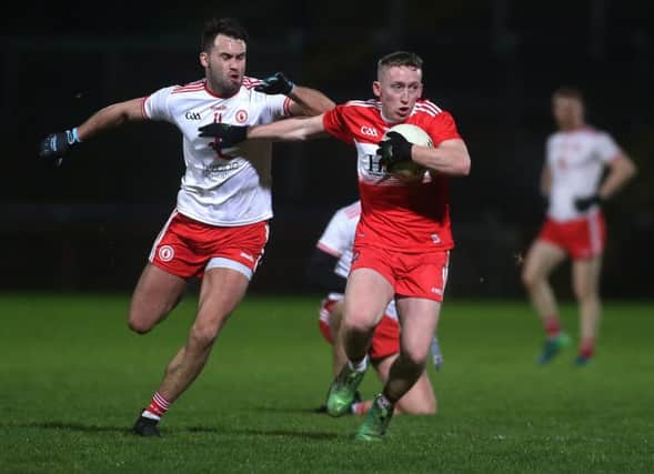 Sean Quinn returns from injury this weekend as Derry make the long trip to Fraher Field, Waterford. (Photo: INPHO/Lorcan Doherty)