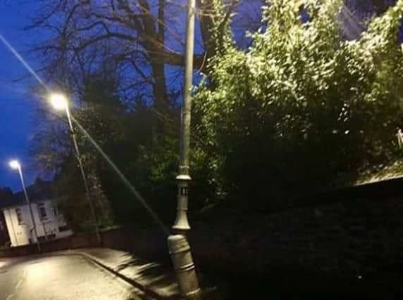 Fallen lamp-post