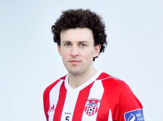 Midfielder Barry McNamee is delighted to get the Derry City captain's armband.