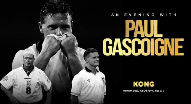 'Gazza' will talk about his career and life on and off the pitch.