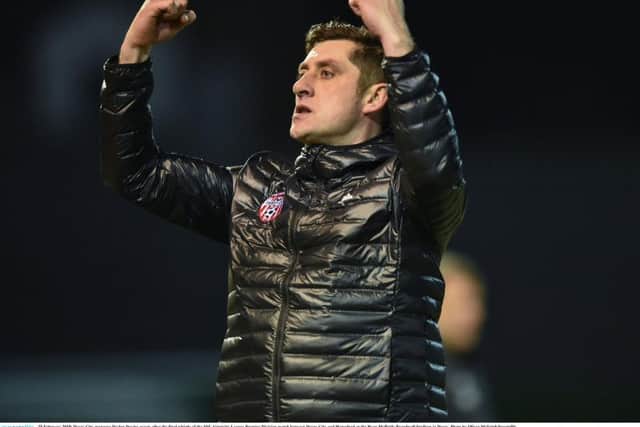 Derry City boss, Declan Devine was delighted with his side's performance against Waterford.