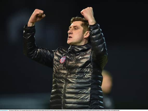 Derry City boss, Declan Devine was delighted with his side's performance against Waterford.