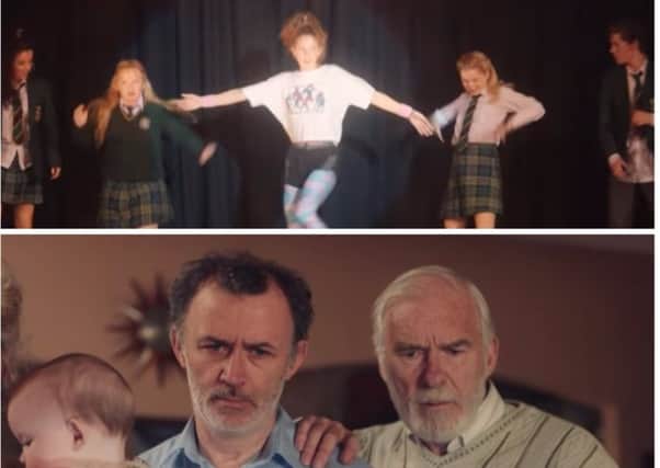 Scenes from the Season 1 finale of Derry Girls.
