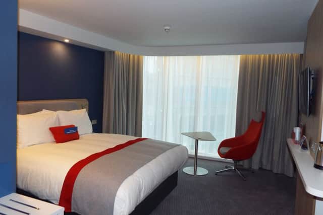 One of the double rooms in the new Holiday Inn Express in Derry's citry centre.