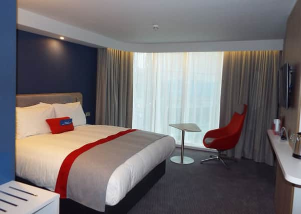 One of the double rooms in the new Holiday Inn Express in Derry's citry centre.