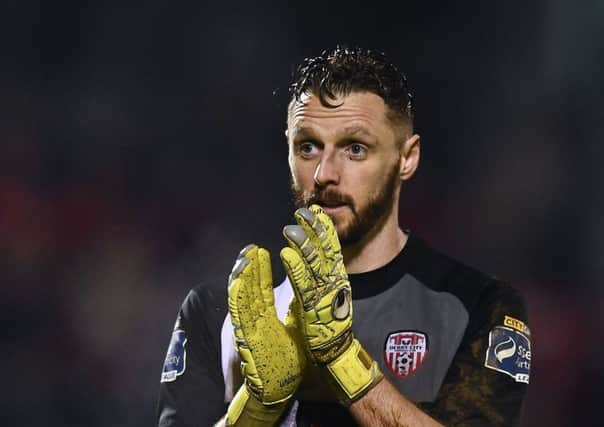 Derry City goalkeeper Peter Cherrie kept his second clean-sheet of the season.