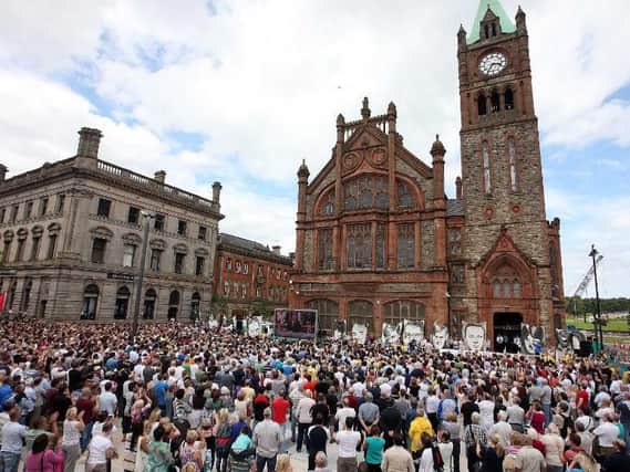 The people of Derry came out in their thousands to celebrate the publication of the Saville Report on June 15, 2010.