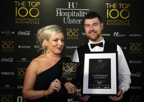 Rachael Eastwood and Will Toland, from Guildhall Taphouse.