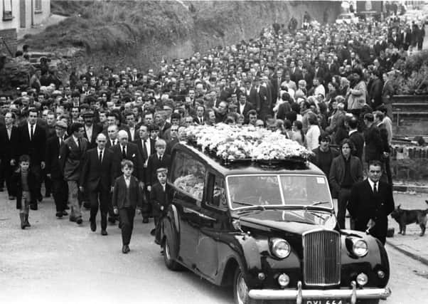 William McGreanery's funeral in Derry.