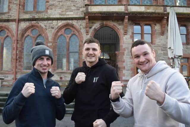 Derry's three professional boxers, Tyrone McCullagh, Connor Coyle and Sean McGlinchey throw their weight behind the bid to bring pro boxing back to the city.