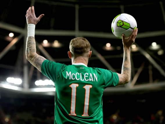 Ireland international, James McClean has been the target of verbal abuse from rival fans.