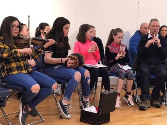 The Strabane Branch of Comhaltas Ceoltóirí Éireann will be holding its monthly Family Trad and Folk Session in the Café Area of the Alley Theatre between 2pm and 4pm this Saturday.