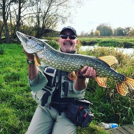 Champion Hywel Morgan offers demonstrations at the North West Angling Fair.