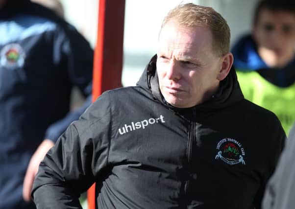 Institute's interim assistant manager Kevin Doherty.