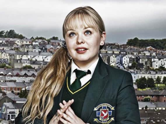 Derry Girls star, Nicola Coughlan, who plays Clare Devlin in the hit Channel 4 comedy series. (Photo: Channel 4)