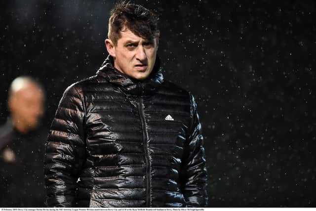 Derry City boss, Declan Devine has his eye on the prize as he watched his team progress to the quarter-finals of the EA Sports Cup.