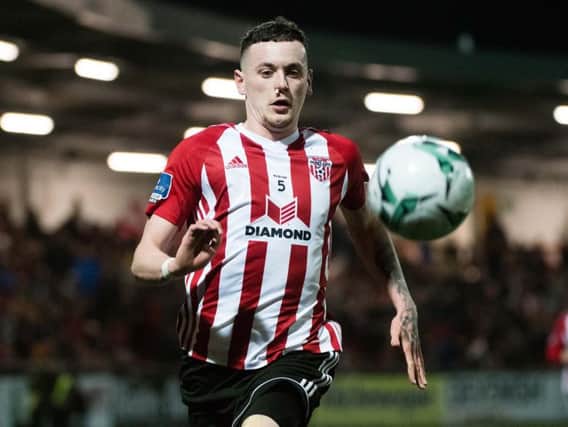 David Parkhouse netted two late strikes as Derry City clinched a derby win at Finn Park.