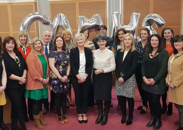 Some of the representatives from Western Trust's CAMHS, YOYPIC and Education Authority who attended the launch of the CAMHS Young Minds Matter resources for young people.