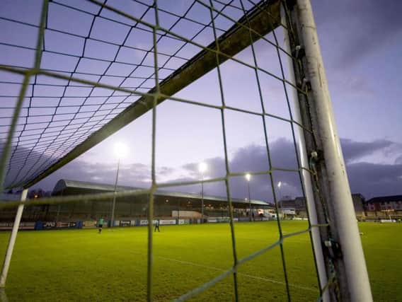 Finn Park, Ballybofey - the scene of the feisty north west derby between Finn Harps and Derry City on Friday night.