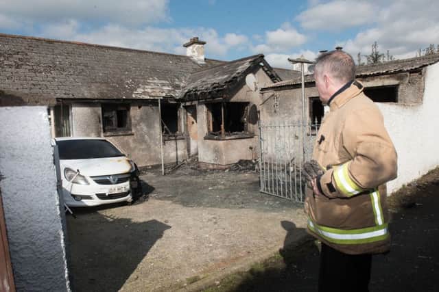 A woman in her 60s has been treated for shock after an arson attack in Derry last night