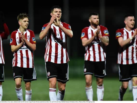 Derry City's team which started against Finn Harps last Friday had an average age of 22.