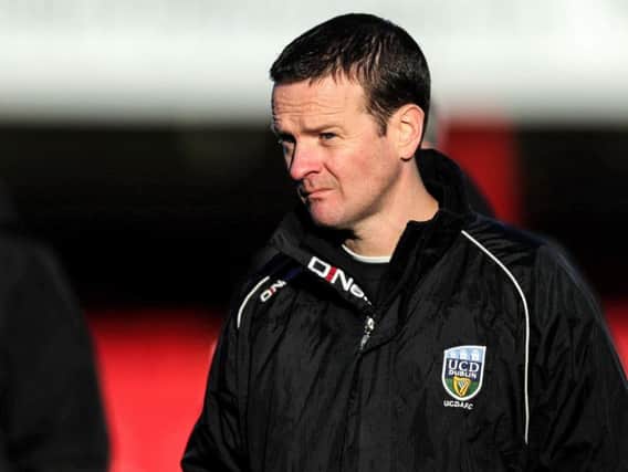 UCD manager, Colin O''Neill.