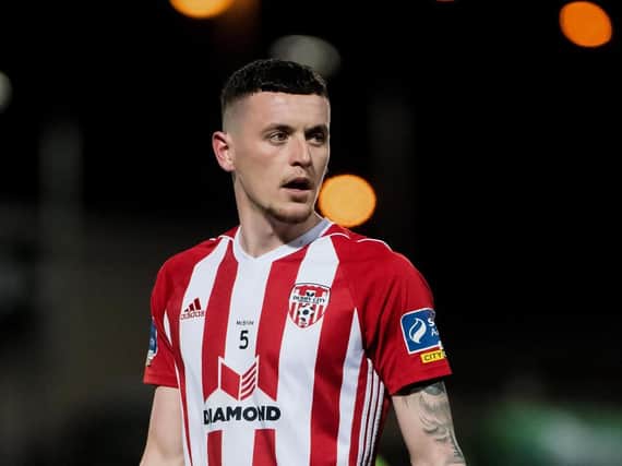 Striker David Parkhouse has scored three goals in Derry City's last four games.