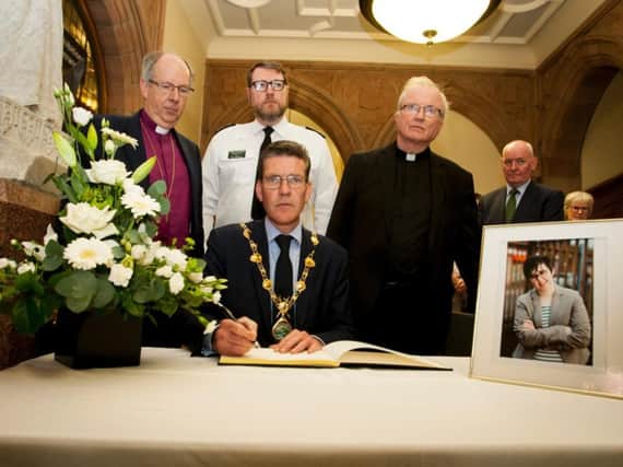 Mayor, John Boyle, will attend Lyra McKee's funeral in Belfast today.
