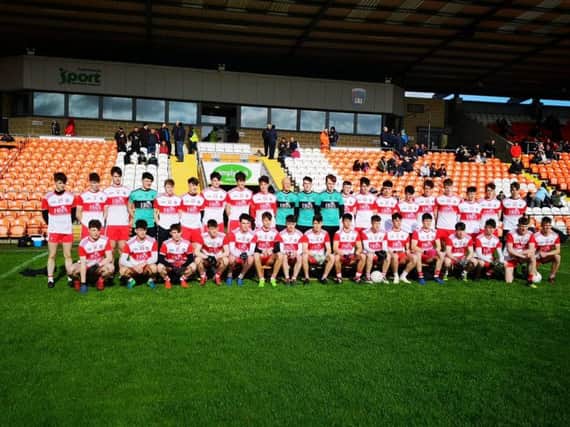Derry Minors who defeated Armagh.