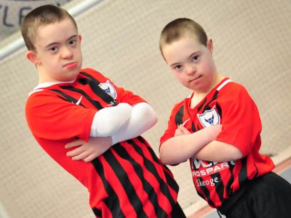 Adam and Caoimhin from the Oxford Bulls, ready to take on the Celtic Legends on 5th May.