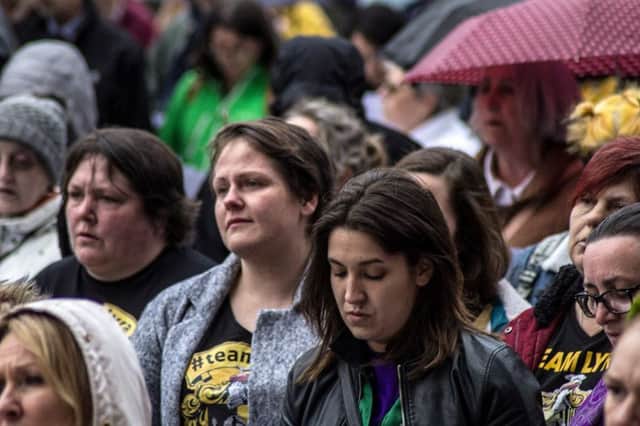 Sara Canning was among those who attended the event in Derry. (Photo by Gerry Temple)
