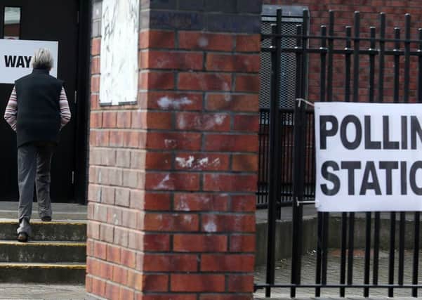 Polling stations are now open. (Photo-Jonathan Porter/Presseye.)