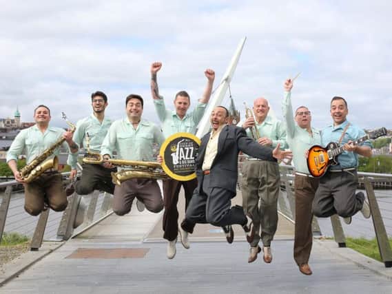 Italian jazz band Jumpin Up are over the moon to be one of the 200 acts performing this weekend as part of City of Derry Jazz and Big Band Festival which runs from May 2  May 6.