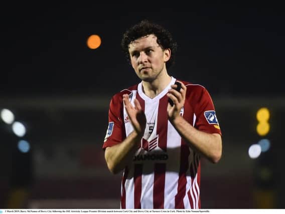 Derry City skipper, Barry McNamee fired the home side into a ninth minute lead.