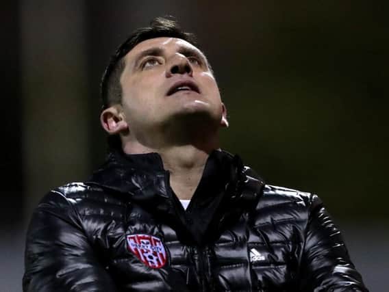 Derry City boss, Declan Devine is fuming after postponements have left his side without a home game for six weeks.