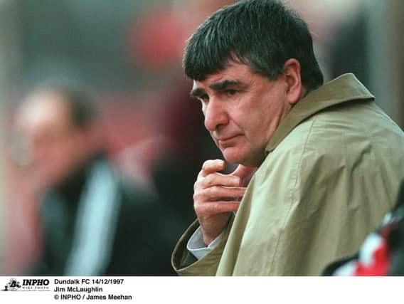 Legendary League of Ireland manager, Jim McLaughlin.