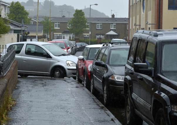 Parking congestion in Abbey Street.