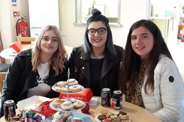 Local people gathered at the Foyle Valley House Open Day.