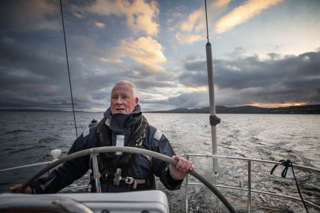 Derry man Dan Gallagher, skipper and owner of The Coriolis, who has lauched a new sailing business on the River Foyle.