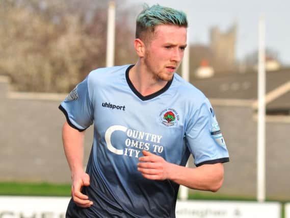 Institute's Ronan Doherty set to sign for Cliftonville this evening.