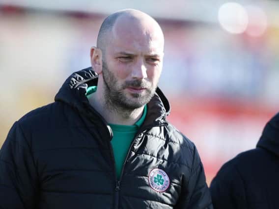 Cliftonville manager Paddy McLaughlin.