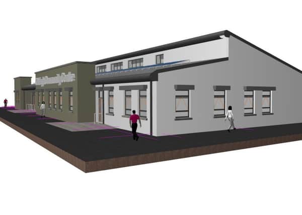 Artist's impression of the new Community Centre in Galliagh.