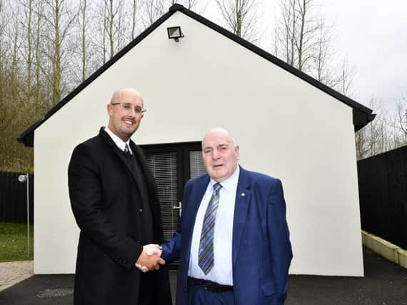 Kieran Connor, left, and Johnny Casey