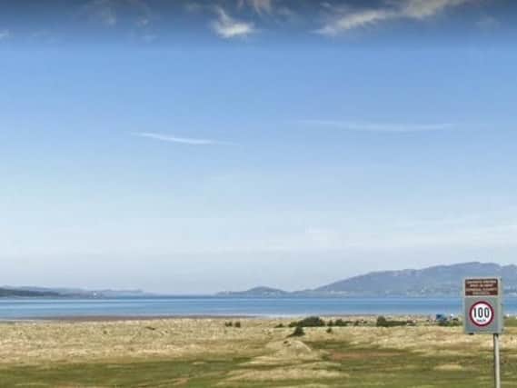 A salt marsh that is regularly drained by the tide at Fahan on Lough Swilly.