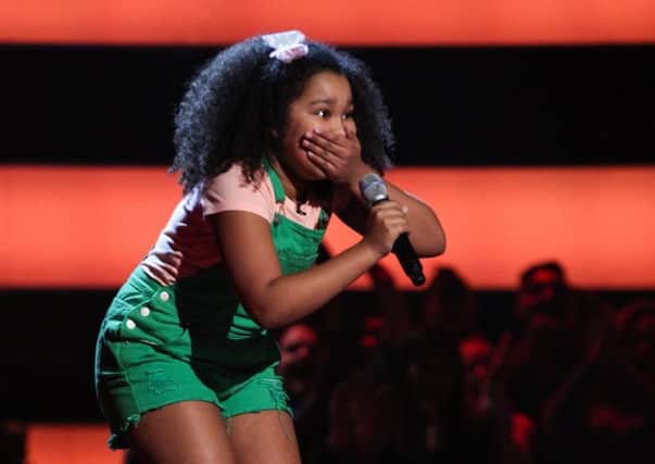 The Voice Kids: SR3: Ep2 on ITV  Pictured: Rosa chooses Team Will.