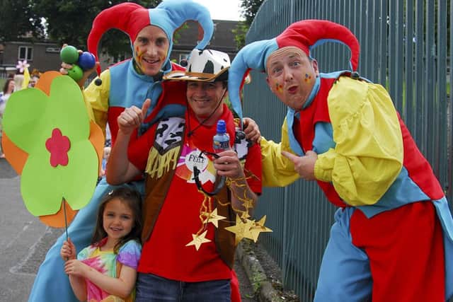 In Your Space members picvtured previously with local people at the Gasyard feile carnival. 180815CG